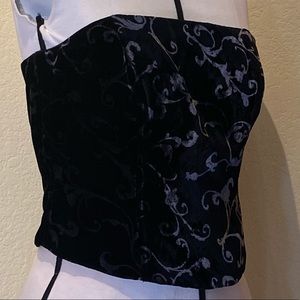 Velvet Bustier